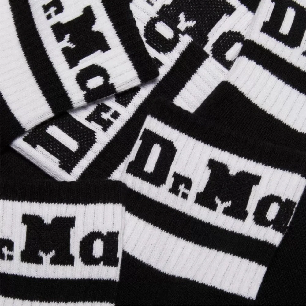 BNWT Dr. Martens Short Athletic Black and White Athletic Socks 3 Pack S/M
